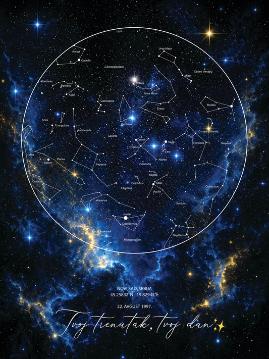Nebula Zvezdana Mapa